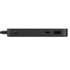 Microsoft - Station d'accueil Surface USB 4 - Noir-Prend en charge la charge rapide avec une transmission d'alimentation jusqu'à 65 W via USB-C pour votre appareil et les accessoires connectés