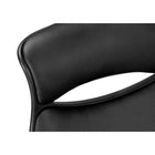 Monarch Specialties - 7276 Chaise De Bureau Multi-Position- Noir Simili-Cuir/-Dimensions du produit: 28 pouces L x 23,75 pouces P x 45 pouces H