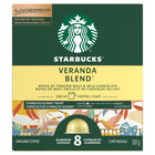 Starbucks Par Nespresso - Capsules de café - Mélange Véranda  - Paquet de 8-Café doux et léger aux notes de malt grillé et de chocolat de cuisson