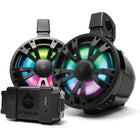 SoundExtreme - TB8 ExtremeTower Powersports - Haut-parleur Bluetooth renforcé de 8 po à 2 voies et 1 haut-parleur passif alimenté par batterie - noir-300 watts puissance de crête: (100 rms) alimentent un caisson d’extrêmes graves passif de 8 pouces et un gazouilleur de 1,5 pouce pour qu’ils soient aussi forts que vous le souhaitez. lissent les valeurs maximales détaillées et riches basses moyennes pour couper le vent et le rugissement; bluetooth 5.0: pour une connexion sans fil fiable à longue portée vers v