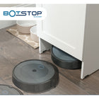 Sauder - Meuble de rangement pour aspirateur robot HomePlus - Blanc doux-Deux crochets pour suspendre les balais, serpillières, etc