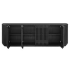 Modway - Fortitude 75" Armoire de rangement à buffet courbé - Noir-10