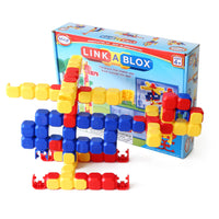 Popular Playthings - LinkaBLOX, Jeu de construction, 60 pièces-Jeu STEM