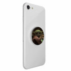 PopSockets - PopGrip - Bébé Yoda-Repositionnable et adhère à la plupart des appareils et étuis (mais peut ne pas adhérer aux étuis en silicone ou étanches)