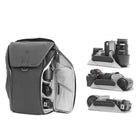 Peak Design - Everyday Sac à dos - 20 L - Noir-Trois diviseurs FlexFold configurables gardent votre matériel organisé, protégé et évitent qu'il ne s'entasse au fond de votre sac. Des poches latérales extensibles pour des bouteilles d'eau ou des trépieds