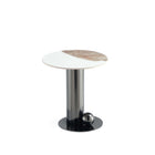 Manhattan Comfort - Table d’appoint Laurel 19,68 po style moderne et glamour - Noir-Assemblage à domicile requis Tout le matériel inclus