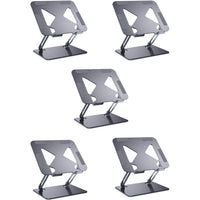 ShoppingAll - Support Élévateur Pour Ordinateurs Portables Et Tablettes Jusqu’à 17,3 Pouces – Noir - Paquet de 5-Compatibilité Universelle – Supporte les ordinateurs portables et tablettes jusqu’à 17,3", idéal pour le bureau, la maison ou les déplacements.
