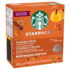 Starbucks - Capsules de café par Vertuo Citrouille épicée torréfaction blonde - Paquet de 8-La qualité Starbucks à la maison : savourez le café Starbucks de haute qualité que vous aimez tant avec cette boîte de 8 capsules de café Nespresso Vertuo