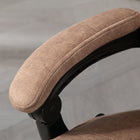 Vinsetto - Chaise de jeu de bureau inclinable avec massage et chauffage - brun-Tissu effet velours, élégant et confortable