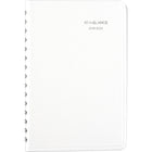 AT-A-GLANCE - Carnet de rendez-vous scolaire de bureau quotidien 2025-2026 - 8 po H x 4 7/8 po l - assorties - bilingue-Reliure à double spirale résistante aux accrocs et qui repose à plat pour une utilisation facile