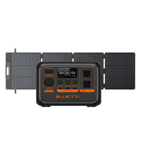 Bluetti - Centrale électrique portative AC2P de la série Premium et panneau solaire SP200L-Portable et léger : Seulement 7,9 lb avec une capacité de levage puissante de 600