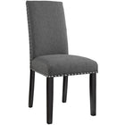 Modway - Parcel Restauration Tissu rembourré Fauteuil d’appoint - Gris-Chaise d’accent moderne