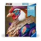 Ravensburger Rooster General 200 Piece Puzzle Moment-With its pretty square box and trendy design, the Puzzle Moment is an ideal gift to give to yourself or your loved ones