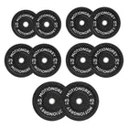 MotionGrey - Disques de musculation premium - Disques olympiques pour barre d’haltérophilie - 15 lb - Lot de 2-Poids précis et équilibré : Plaques calibrées avec précision pour une répartition uniforme et un entraînement plus sûr et contrôlé