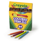 Crayola - Crayons de couleur courts, 64/boîte, paquet de 2-7