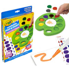 Crayola - Peinture pop lavable aquarelle walette-Moins de dégâts de peinture : le pinceau aide à éviter les gouttes et les déversements. La peinture aquarelle Crayola est lavable sur la peau et les tissus. Jetez les pastilles d'aquarelle une fois que toute la couleur est épuisée et insérez une nouvelle puce d'aquarelle pour continuer le plaisir.