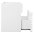 Modway - Render Fixation murale de 18" Armoire de toilette de salle de bain (lavabo non inclus) - Blanc-Bassin d’évier et installations non inclus