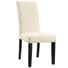 Modway - Parcel Restauration Tissu rembourré Fauteuil d’appoint - Beige-Chaise d’accent moderne