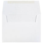 JAM Paper Enveloppes format livret à rabat droit gommé, 4 3/8 x 5 3/4 po, blanches, 250 par paquet-Taille : A2 (4 3/8 x 5 3/4 po)