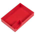 Jam Paper - Demi-plateaux de bureau empilables - Rouge-Couleur: rouge