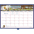 MotherWord - Ultime calendrier familial de luxe pour réfrigérateur 2024-2025 - 18 po x 13 1/2 po - anglais-Aimants super puissants pour le fixer sur le réfrigérateur