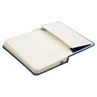 JAM Paper - Petit carnet à couverture rigide avec élastique - 100 feuilles lignées - 3 3/4" x 5 5/8" - Bleu-Quantité : vendu à l'unité | 100 pages papier lignées/lignées.