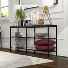 Hudson&Canal - Console Alexis 64" L - Bronze noirci-Caractéristiques assemblage facile