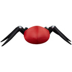 GEMMY - Araignée gonflable d'Halloween avec projection lumineuse Feu et Glace Noir/Rouge - 109 cm x 442 cm-Se dégonfle pour un rangement facile
