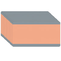 Ashley Productions - ASH10817-12 Grand guide de lecture - 3-3/4" x 7-1/4" - Pêche - Lot de 12-Suivez facilement l'impression à travers la fenêtre teintée transparente.