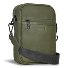 Champs - Onyx Sac Bandoulière Vertical en Cuir - Kaki-Pochette arrière