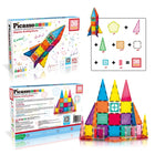Picasso Tiles - Ensemble de fusées Blocs de construction magnétiques - Ensemble de 36 pièces-Ils peuvent même combiner ces tuiles avec d'autres blocs de construction magnétiques PicassoTiles de taille normale pour leur donner plus d'espace pour explorer leur créativité