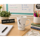 Oscardo - Tasse porcelaine « Apprendre » de Benjamin Chee Chee - 295 ml-Conception de tasse empilable - Optimisée pour un rangement facile et une organisation peu encombrante