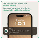Blink - Système de sécurité intelligent sans fil Outdoor 2K+ 1 caméra - Noir-Zoom x4 — Gros planz quand vous le souhaitez. Zoomez jusqu'à x4 pour vérifier les détails de livraison de vos colis, voir clairement vos visiteurs ou identifier les véhicules dans votre allée sans perdre d'informations visuelles importantes