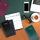 Blueline - 2026 Agenda mensuel de poche 18 mois - 6-1/2 po x 3-1/2 po - Couleurs assorties - Bilingue-Couleurs assorties comprennent (noir, marine, bourgogne et vert). Le choix des couleurs n'est pas disponible pour les commandes en ligne