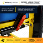 Mobile StairLift - Genesis - Monte-escalier portable - noir-Le système de chenilles antidérapantes et les poignées rembourrées améliorent la sécurité d'utilisation