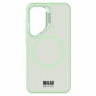 Blu Element - Coque Chromatic Kick Compatible MagSafe Galaxy S25 - Ultra Vert Clair-Testée pour résister à des chutes de 1,8 m