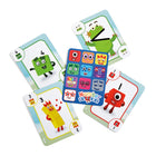Hand2Mind - Jeu de cartes Numberblocks - Ensemble de 54-6 jeux dans un seul jeu ! Utilisez ce jeu de cartes pour jouer à des jeux faciles à apprendre avec une touche Numberblocks ! Le guide inclus comprend des instructions pour : Qui suis-je ?, Seuls cinq peuvent arrêter le train, Terrible Twos (vieille fille), Dix amis (Go Fish), Je suis plus grand que toi ! et Sommes-nous tous en ordre (poubelle) !