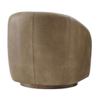 Modway - Holland Pivot Cuir végane Fauteuil - Champignon-Arrivée entièrement assemblée