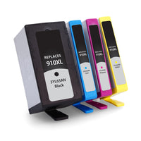 TRU RED - Cartouche d’encre 3YL65AN/3YL62AN/3YL63AN/3YL64AN HP 910XL remise à neuf - rendement élevé - noir/cyan/magenta/jaune - 4 Pack-Noir, Cyan, Magenta, Jaune