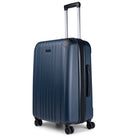 Swiss Mobility - PVG 25.50" Valise rigide à roulettes - Bleu-Système d'extension à fermeture éclair pour 20 % d'espace de rangement supplémentaire