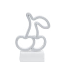 Locker Gear - Lampe Icône Autonome pour Casier - Cerise-Dos magnétique et base blanche stable