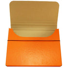 JAM Paper - Étui de transport pour dossiers épais avec bande élastique - 10 x 1 1/4 x 13 1/4 - Orange-Quantité : Vendu à l'unité