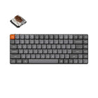 Keychron - K3 Max RGB Low Profile Wireless Mechanical Keyboard - Brown Switch - 75% Layout - Carbon Black-Connectivité exceptionnelle : Passez sans effort d'un appareil à l'autre grâce à la connexion sans fil 2,4 GHz ou Bluetooth 5.1, offrant des temps de réponse rapides et des capacités multitâches sur votre ordinateur, téléphone et tablette.