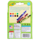Crayola - Crayons de couleur lavables avec prise trépied, 8/boîte, paquet de 8-CRAYOLA MY FIRST : Les fournitures artistiques My First Crayola sont conçues pour rendre la créativité accessible dès le plus jeune âge, avec des outils conçus par étapes afin que les enfants puissent progresser à leur rythme naturel