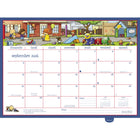 MotherWord - Ultime calendrier familial de luxe pour réfrigérateur 2025-2026 - 13 1/2 po H x 18 po l - français-En prime un tableau des tâches avec aimants