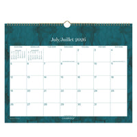 Cambridge - Calendrier mural standard Tundra 2026-2027 - 15 po H x 12 po l - bilingue-Format des pages : 11 7/8 po H x 14 7/8 po l