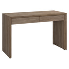 Hudson&Canal - Bureau Pembroke 48'' - Chêne gris vieilli-Un design contemporain moderne pour votre bureau à domicile, votre coin cuisine, votre bureau et plus encore