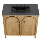 Modway - Appia 36" Vanette de salle de bain - Noir de chêne-Assemblée requise