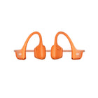 Shokz - OpenRun Pro2 Mini Écouteurs Bluetooth à Conduction Osseuse - Orange-Conscience de l’Environnement - Le design ouvert sur les oreilles, signature de SHOKZ, vous permet de continuer vos entraînements tout en restant vigilant aux alentours. L’écoute sans fuites garantit que votre audio reste uniquement pour vous
