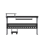 Flash Furniture – Bureau d’ordinateur avec support clavier à glissière et chariot pour PC, noir (NANWK105)-Support pour moniteur: 15,75 po larg. x 9,75 po prof. x 4,5 po haut. de la surface